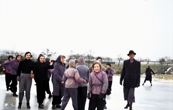 54-06-0004-Winter auf dem Schwanenteich Klasse -Colorized-Enhanced, Gimp, inpaint-560