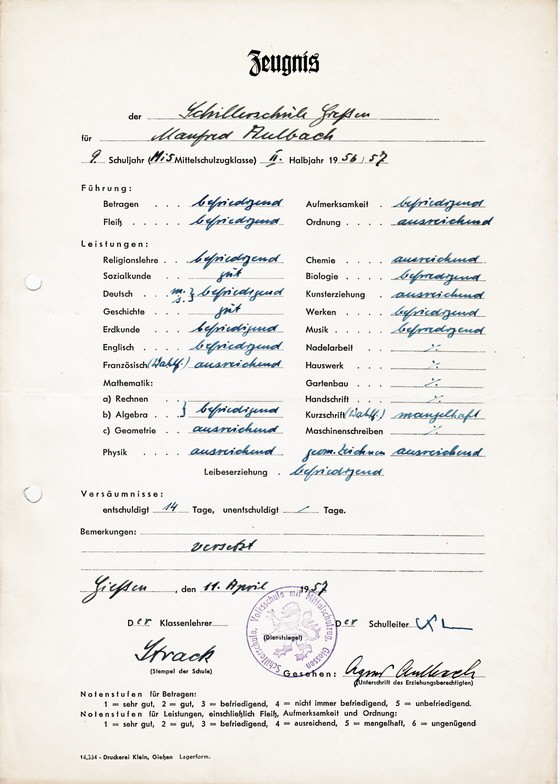 Zeugnis Mi5, 2. Halbj, FS-560