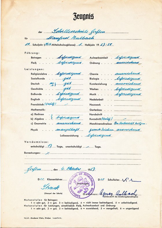 Zeugnis Mi6.1, imp-560